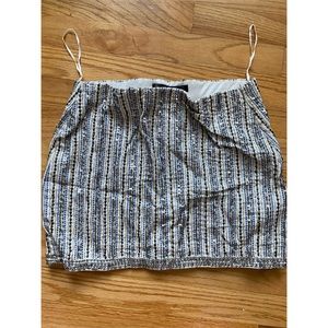 Sequin/beaded mini skirt